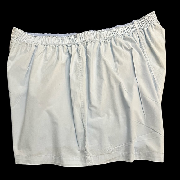 SKIMS Cotton Poplin Unisex Sleep Short in Glacier - Picture 7 of 10